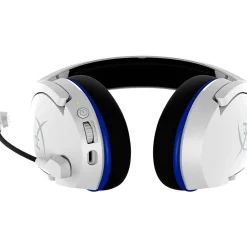 Clearance HyperX Cloud Stinger Core Wireless Noise Canceling Stereo Gaming Over-the-Ear Headset, White (4P5J1AA)
