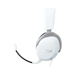 New HyperX CloudX Stinger 2 Core Noise Canceling Gaming Headset, 3.5mm, White (6H9B7AA)