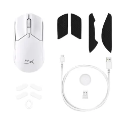 Hot HyperX Pulsefire Haste 2 Mini Wireless Optical Gaming Mouse, White (7D389AA)