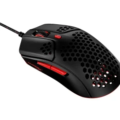 New HyperX Pulsefire Haste Optical USB Gaming Mouse, Black/Red (4P5E3AA)