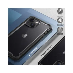 i-Blason Ares Black Snap Case for iPhone 13 (iPhone2021-6.1-Ares-SP-Black)