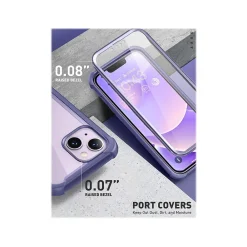 i-Blason Ares Deep Purple Case for iPhone 14 Plus (iPhone2022-6.7-Ares-SP-Mauve)