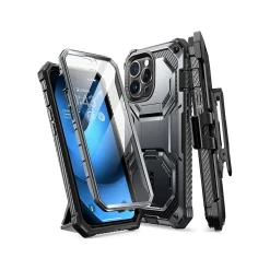 i-Blason Armorbox Black Rugged Case for iPhone 14 Pro (iPhone2022Pro-6.1-Armorbox-SP-Black)