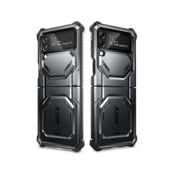 i-Blason Armorbox Black Rugged Case for Samsung Galaxy Z Flip4 (Galaxy2022-ZFlip4-5G-Armorbox-Black)
