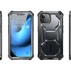 i-Blason Armorbox Black Rugged Case for iPhone 14 (iPhone2021/22-6.1-Armorbox-SP-Black)