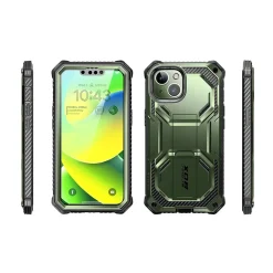 i-Blason Armorbox Dark Green Rugged Case for iPhone 14 (iPhone2021/22-6.1-Armorbox-SP-Guldan)