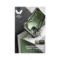 i-Blason Armorbox Dark Green Rugged Case for iPhone 14 (iPhone2021/22-6.1-Armorbox-SP-Guldan)