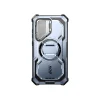 i-Blason ArmorBox MagSafe Rugged Case for Samsung Galaxy S24, Shock Absorbing, Metallic Blue (GS24ABSPTT)