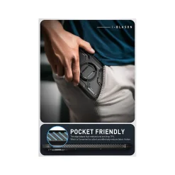 i-Blason ArmorBox MagSafe Rugged Case for Samsung Galaxy S24, Shock Absorbing, Black (GS24ABSPBK)