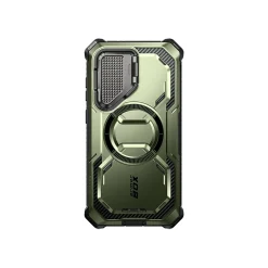 i-Blason ArmorBox MagSafe Rugged Case for Samsung Galaxy S24, Shock Absorbing, Dark Green (GS24ABSPGN)