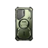 i-Blason ArmorBox MagSafe Rugged Case for Samsung Galaxy S24+, Shock Absorbing, Dark Green (GS24PLUSABSPGN)