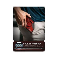 i-Blason ArmorBox MagSafe Rugged Case for Samsung Galaxy S24+, Shock Absorbing, Metallic Red (GS24PLUSABSPRD)