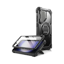 i-Blason Armorbox MagSafe Rugged Case for Samsung Galaxy S24 Ultra, Shock-Absorbing, Black