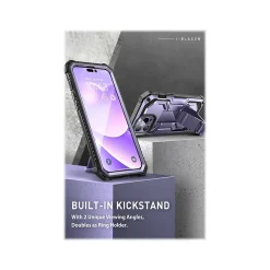 i-Blason Armorbox Metallic Purple Rugged Case for iPhone 14 Pro Max (iPhone2022Pro-6.7-Armorbox-SP-Mauve)
