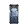 i-Blason Armorbox Metallic Blue Rugged Case for Samsung Galaxy Z Flip4 (Galaxy2022-ZFlip4-5G-Armorbox-Tilt)