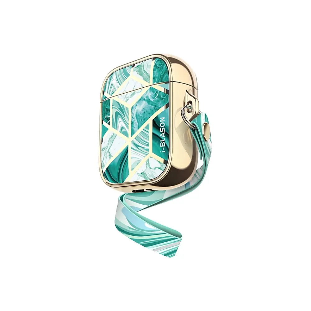 Cosmo Case for Apple AirPods 1st/2nd Gen, Marble Green (AirPods2019-Cosmo-Jade)<i-Blason Clearance