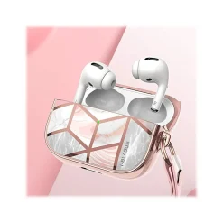Cosmo Case for Apple AirPods Pro, Marble Pink (AirPodsPro2019-Cosmo-Marble)<i-Blason