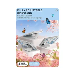 i-Blason Cosmo Clear BlueFly MagSafe Bumper Case for Samsung Galaxy S24 Ultra, Shock Absorbing, Clear/Blue (GS24UCOSMOSPBFY)