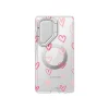 i-Blason Cosmo Clear Hearts MagSafe Case for Samsung Galaxy S24 Ultra, Shock-Absorbing