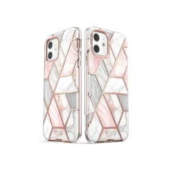 i-Blason Cosmo MagSafe Rugged Case for iPhone 12 mini, Marble Pink (iPhone2020-5.4-Cosmo-SP-Marble)