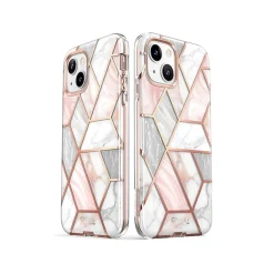 i-Blason Cosmo Marble Pink Case for iPhone 14 (iPhone2021/22-6.1-Cosmo-SP-Marble)