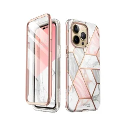 i-Blason Cosmo Marble Pink Case for iPhone 14 Pro Max (iPhone2022Pro-6.7-Cosmo-SP-Marble)