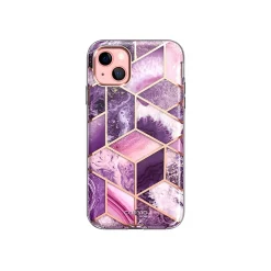 i-Blason Cosmo Marble Purple Snap Case for iPhone 13 (iPhone2021-6.1-Cosmo-SP-Ameth)