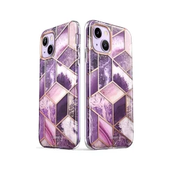 i-Blason Cosmo Marble Purple Case for iPhone 14 Plus (iPhone2022-6.7-Cosmo-SP-Ameth)