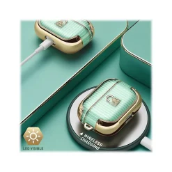 Duchess Case for Apple AirPods Pro, Green (AirPodsPro2019-Duchess-Gold)<i-Blason Online