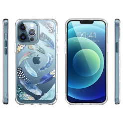i-Blason Halo Feather Swirl Snap Case for iPhone 13 Pro Max (iPhone2021-6.7-Halo-C)