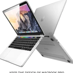 Halo Series Hard Shell Protective Case for Macbook Pro 15-Inch (2016), Frost/Clear (MBPRO15-16H-CL)<i-Blason Outlet