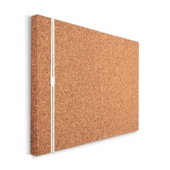 Bulletin*ICEBERG Frameless 24"x38" Designer Cork Bulletin Board (35010)