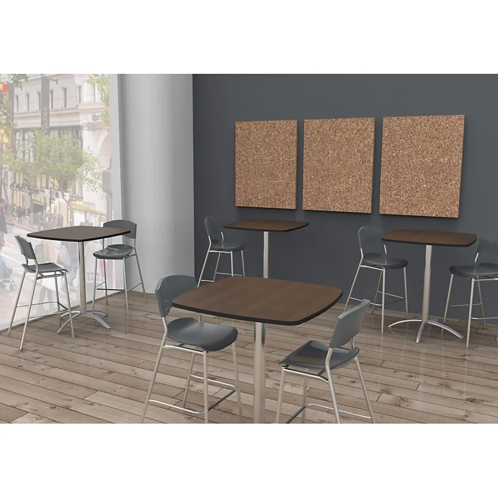 Bulletin*ICEBERG Frameless 24"x38" Designer Cork Bulletin Board (35010)