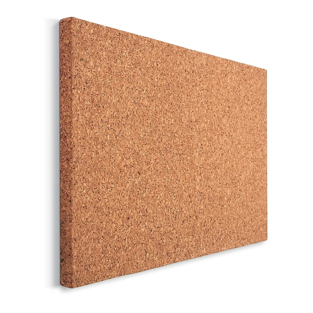 Bulletin*ICEBERG Frameless 36"x46" Designer Cork Bulletin Board (35011)