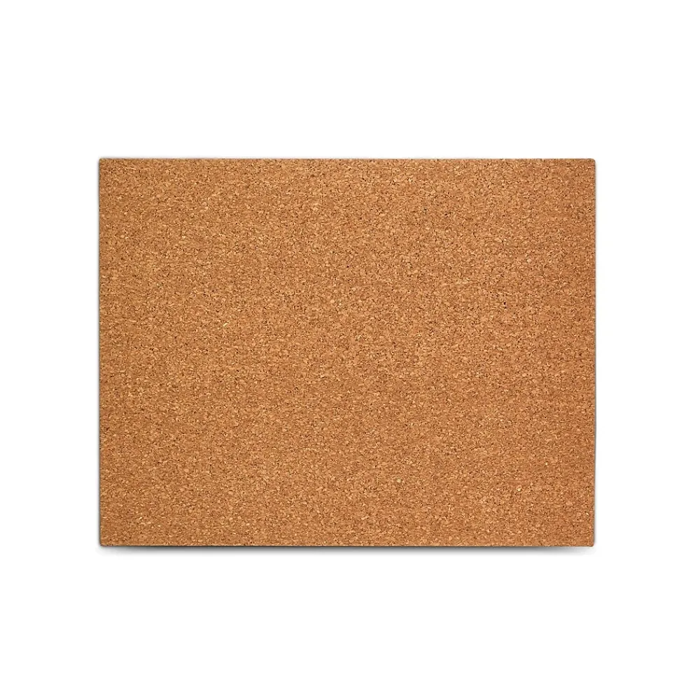 Bulletin*ICEBERG Frameless 36"x46" Designer Cork Bulletin Board (35011)
