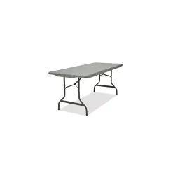 Folding Tables*ICEBERG IndestrucTable Commercial Folding Table, Rectangular, 72" x 30" x 29", Charcoal Top (ICE65527)