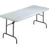 Folding Tables*ICEBERG IndestrucTable TOO 600S Folding Table, 72" x 30", Platinum (65323)
