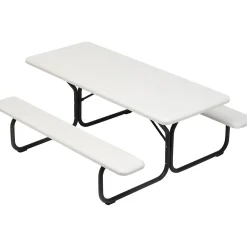 Folding Tables*ICEBERG IndestrucTable TOO 1200 Series Picnic Table, Platinum (65923)