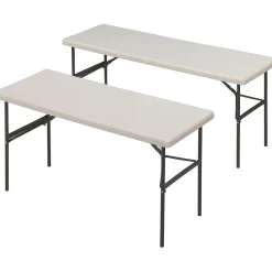 Folding Tables*ICEBERG ® IndestrucTables TOO™ 1200 Series Folding Table, 72x24", Platinum