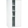 Storage Cabinets*ICEBERG ® Officeworks® Polyethylene Storage Cabinet, Non-Assembled, 66Hx33Wx18D", Platinum