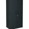 Storage Cabinets*ICEBERG ® Officeworks® Polyethylene Storage Cabinet, Non-Assembled, 72Hx36Wx22D", Black
