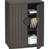 Storage Cabinets*ICEBERG ® Officeworks® Polyethylene Storage Cabinet, Non-Assembled, 46Hx36Wx22D", Black