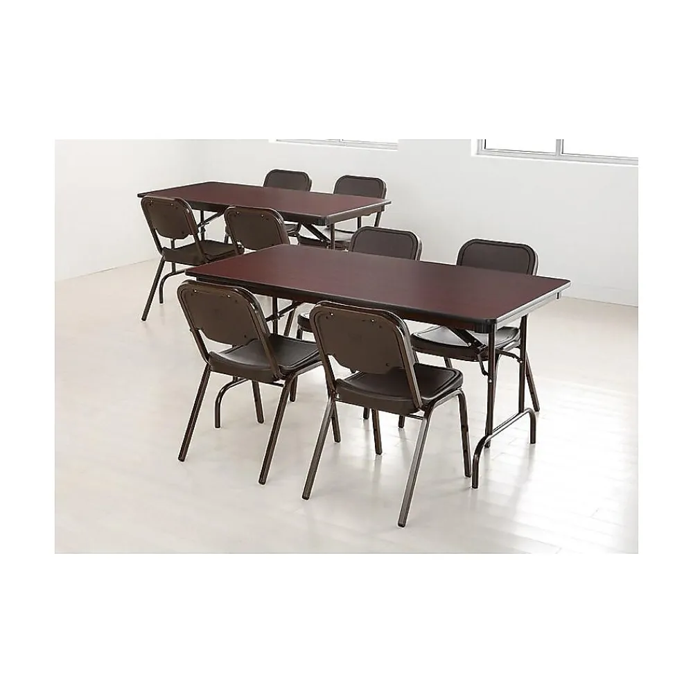 Folding Tables*ICEBERG Premium Folding Table, 60" x 30", Mahogany (55214)