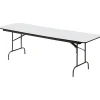 Folding Tables*ICEBERG ® Premium Wood Laminate Folding Tables, 96x30", Gray