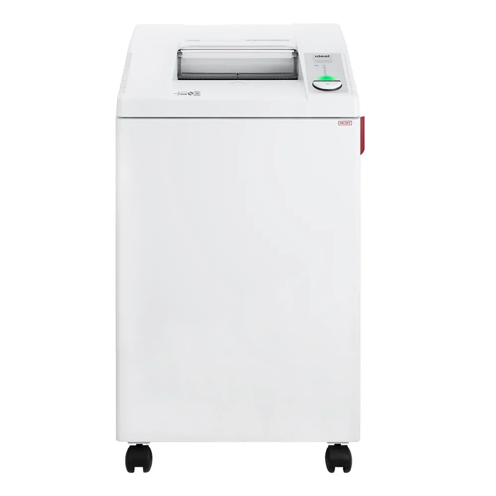 Sale IDEAL 2604 P-2 Security 18 Sheet Strip Cut Multi-Media Commercial Shredder (IDEDSH0360H)