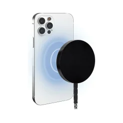 Wireless Charger for iPhone 12/13, Black (2IHQI0850B0L2)<iHome Sale