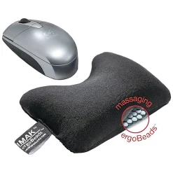 New IMAK Cushion Ergobeads Wrist Rest, Non-Skid Base, Black (10165)