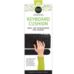 Best IMAK Cushion Keyboard Ergobeads Wrist Rest, Non-Skid Base, Black (A10160)
