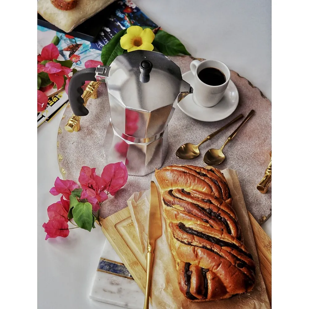 Imusa 6-Cups Coffee Percolator, Silver (B12043V)