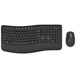 Clearance Incase Comfort Desktop 5050 Wireless Ergonomic Keyboard and Laser Mouse Combo, Black (PP4-00001)